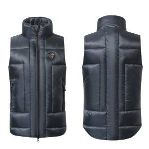 Veste sans-manches surpiquée bleu marine pour enfant - Covalliero Hiver 2024