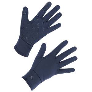 Gants d'équitation sans attache bleu marine - Covalliero Hiver 2024