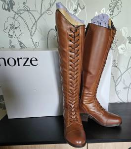 Bottes d'équitation femme Horze à lacets taille 36