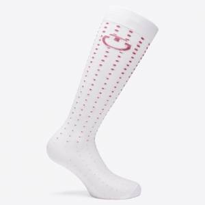 Chaussettes Pop Art Jacquard rose- CAVALLERIA TOSCANA