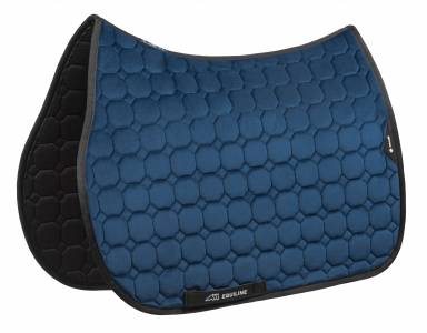 Tapis de selle Octagon Velours Garog Atlantique - EQUILINE