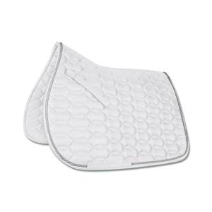 Tapis de selle Ancona dressage blanc argenté - Waldhausen