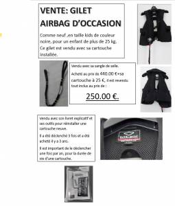 GILET AIRBAG HIT-AIR