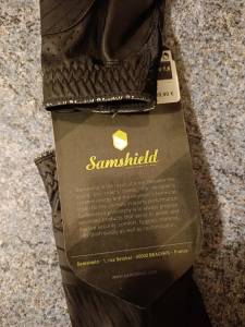 Gants Samshield V-Skin Swarovski – Taille 7,5 – Noir