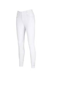 Pantalon d'équitation Ceelina Opaque Blanc Full grip taille haute - Pikeur