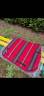 Tapis de selle - Rayé rouge - Taille PONEY