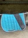 Tapis de selle turquoise 