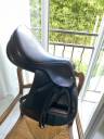 Selle mixte noire Taille 17 Cheval EQUIT de EQUIPE