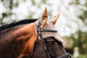 Bonnet anti-mouches Equestrian Stockholm - CHAMPAGNE