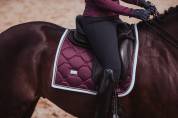 Tapis de selle Purple White Edge - Equestrian Stockholm