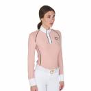 Polo de concours manches longues slim fit technique - EQUESTRO