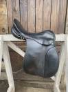 Selle cuir noir 18" Norton