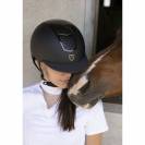 Casque Equithème Airy noir et carbone