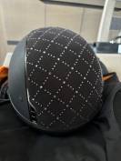 samshield noir avec strass et velours