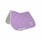 Tapis de selle technique logo lilas/blanc- EQUESTRO