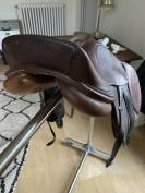 Selle cheval gd poney 16,5 havane Equip horse mixte