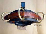 Elegante muserola serreta Lazypony, rings noseband 