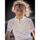 Polo de concours blanc manches courtes - Charlie