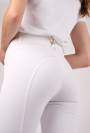 Pantalon molly taille haute blanc rosegold Montar