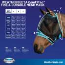 Flymask Comfitec avec Nez Weatherbeeta