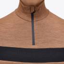 Polo manches longues zip Toffee Brown - Cavalleria Toscana