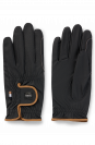 Gants d'équitation Nybrid Noir - Boss Equestrian