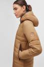 Parka doudoune longue Esmee Long Puffer Camel - Boss Equestrian