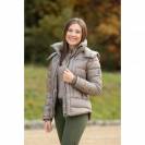 Veste surpiquée taupe pour dame - Covalliero Hiver 2024