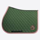 Tapis de selle Circular Quilted Vert rose - CAVALLERIA TOSCANA