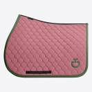 Tapis de selle Circular Quilted Rose vert - CAVALLERIA TOSCANA