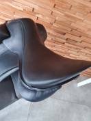 Selle dressage noire neuve Aulion 17.5 