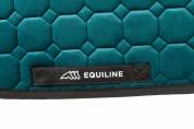 Tapis de selle Octogon Velours Garog Emeraude - EQUILINE