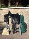 Selle de dressage NEUVE COMPLETE -DEVOUCOUX Makila LAB