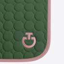 Tapis de selle Circle Quilted Vert Rose - CAVALLERIA TOSCANA