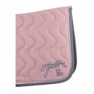 Tapis de selle Classique Rose Clair et Gris - PENELOPE COLLECTION