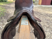 Selle dressage Passier marron 17'' 