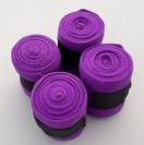 4 Bandes de polo EQUITO Vivid Viola en polaire violet