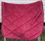 Tapis ESKADRON dressage velours framboise rose strass