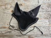 Bonnet noir cheval strass Crystal Mark Todd 