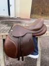 Selle marron Eric Thomas 16,5