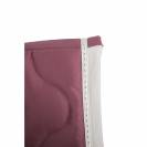 Tapis de selle Classique Magenta et Blanc - PENELOPE COLLECTION