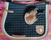 Ensemble tapis + bonnet Lauria Garrelli taille cheval 