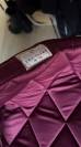 Superbe tapis dressage bordeaux 