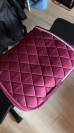 Superbe tapis dressage bordeaux 