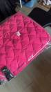 Superbe tapis, rose, fuchsia, dressage 