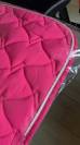 Superbe tapis, rose, fuchsia, dressage 