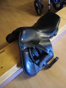 Selle cuir 17,5 pouces 